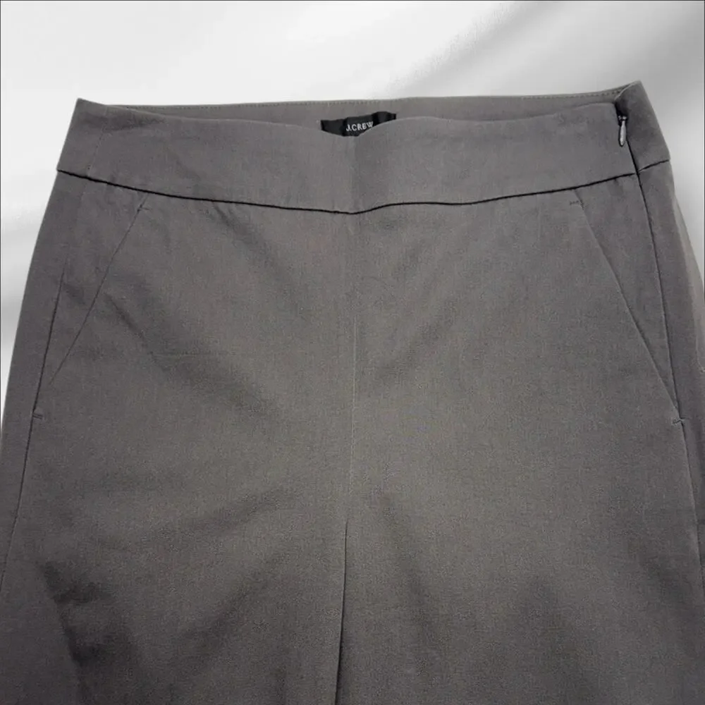 J. CREW Women’s 6 Gray Straight Leg Pant